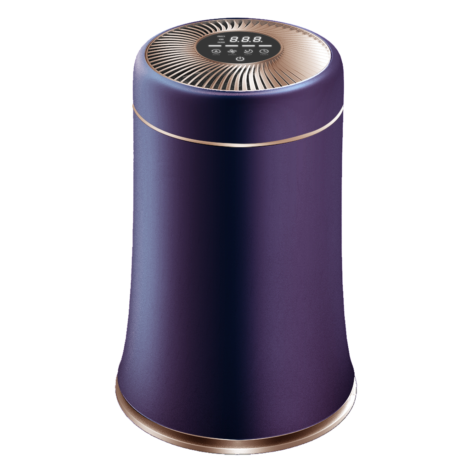HEPA 13 Desktop Air Purifier 200 Sq Ft 100-240V 24W ABS Materials