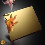 Flexible 1220*2440mm 8mm Gold Mirror Acrylic Sheet