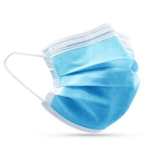 Quality Blue Non Woven Fabric Face Mask / Particulate Sanitary Pp Non Woven Mask wholesale