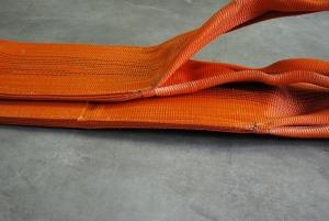 Quality Orange 24 Tonne 300mm width flat Polyester Webbing Sling wholesale