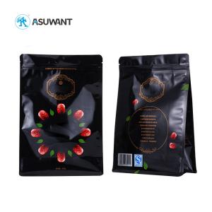 Quality Plastic Laminated 130mic VMPET Flat Bottom Zipper Pouch wholesale