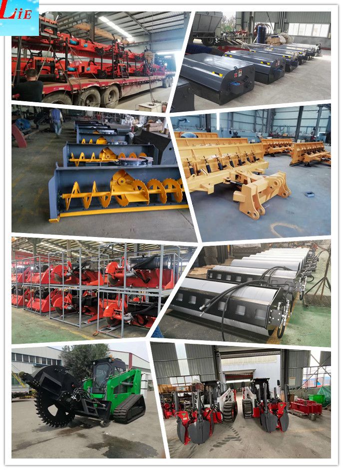 Household Machinery Wheel Backhoe Mini Skid Steer Loader for Push Snow Small Machine