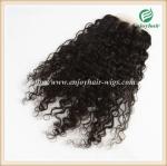 Lace top closure 5''x5'' ,brazilian virgin hair natural color loose curly 10''