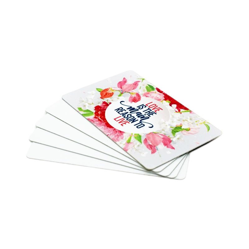 Double Sided Sublimation Metal Blanks Printable Sublimation Business Card Blanks
