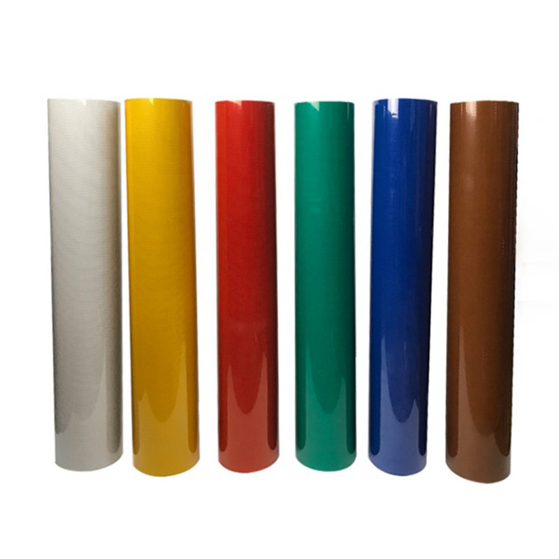 PVC Acrylic High Intensity Prismatic Sheeting Traffic Sign White Reflective Sheeting