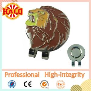 Quality BUY Znic Alloy Metal Golf Hat Clip with customized logo wholesale