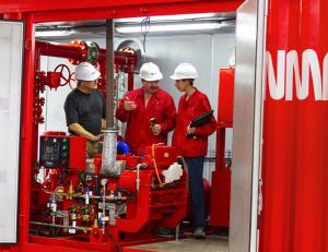 Quality 1000GPM@185PSI Skid Mounted Fire Pump NFPA20 Standard For Oil Terminals wholesale