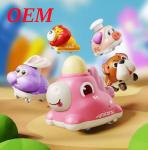 Kids Custom Plastic Toy / Pvc Push And Go Car Toy Durable Safe