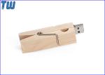 Wooden Clothes Clip Durable Waterproof 2GB Thumbdrives Flash Disk