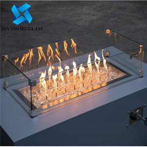 Quality 20mm Fireproof Tempered Glass Heat Resistance Toughened Fire Rated Glass wholesale
