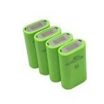 3.7V 5300mAh Li Ion Lithium Battery Cell 4Pcs 3000 Cycles