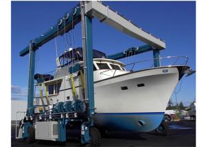 Quality 1200t Mobile A5 Rubber Tired Gantry Crane Yacht Handling Boat Lifting wholesale