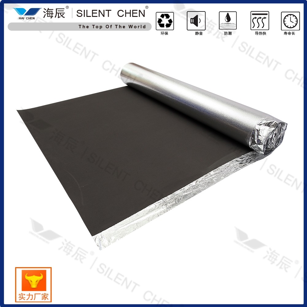 Silver Film High Density Foam Underlayment With Moisture Barrier 110kg/M3