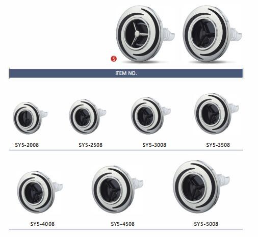 bathtub jets set, Bathtub hydro water hydro spa jet,whirlpool jet,SPA jet nozzle ,SY5-XX08
