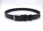 Mens Dress Casual 33mm Croco PU Leather Belt Black Color