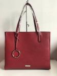 Women Handbag Designer Red Color Ladies Leather Tote Bag