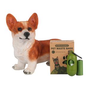 Quality Dark Green HDPE EPI Compostable Dog Bags Environmentally Friendly wholesale
