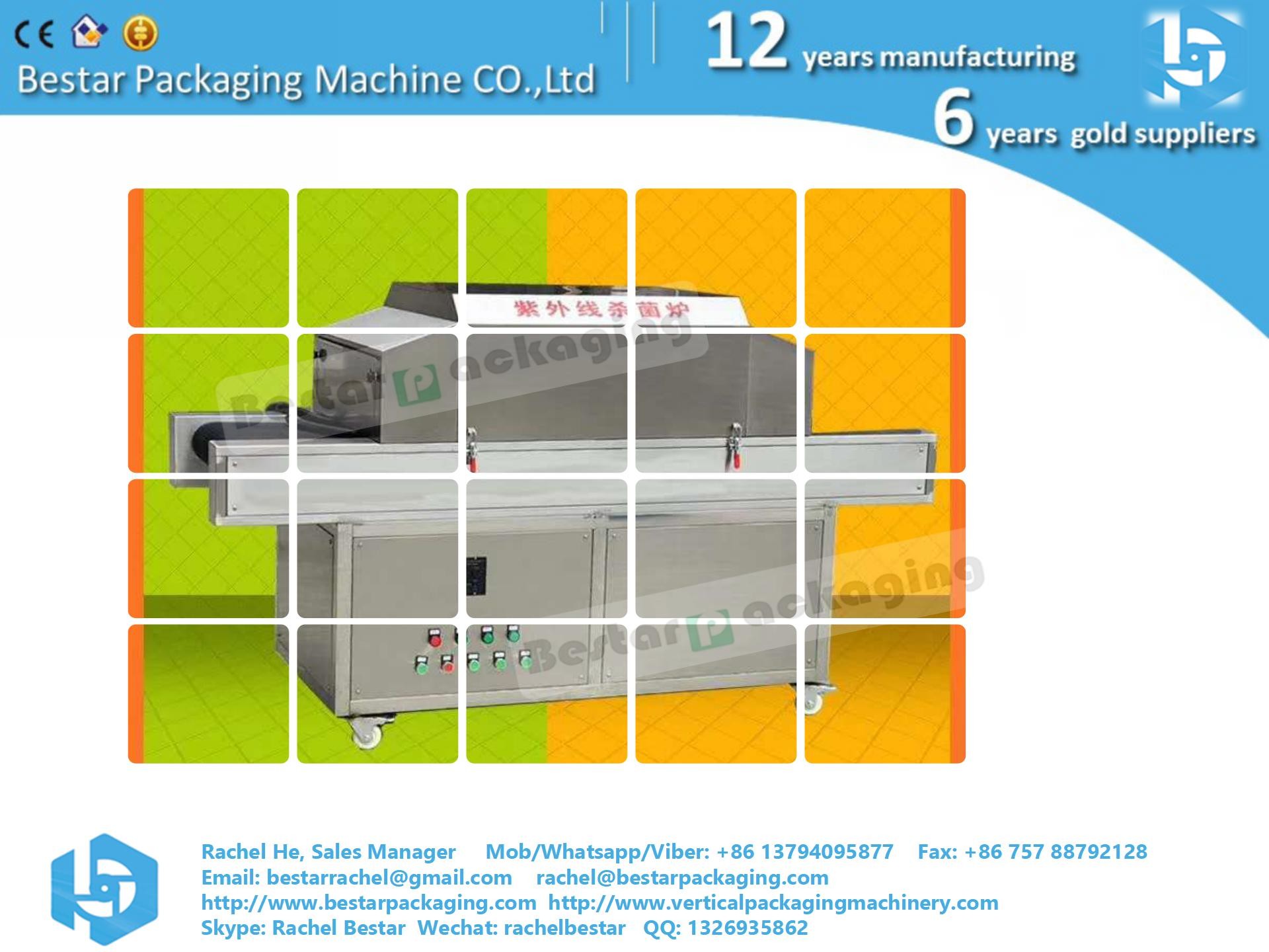 Ultraviolet ray sterilization tunnel machinery equipment for face mask