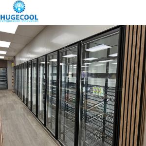 Quality Liquor Store Glass Door Cold Room Display Walk in Cooler wholesale