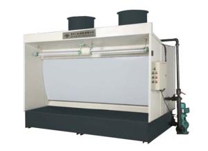 Quality Water Washable 18000m3/H Furniture Spray Booth , 16m/S Retractable Paint Booth wholesale