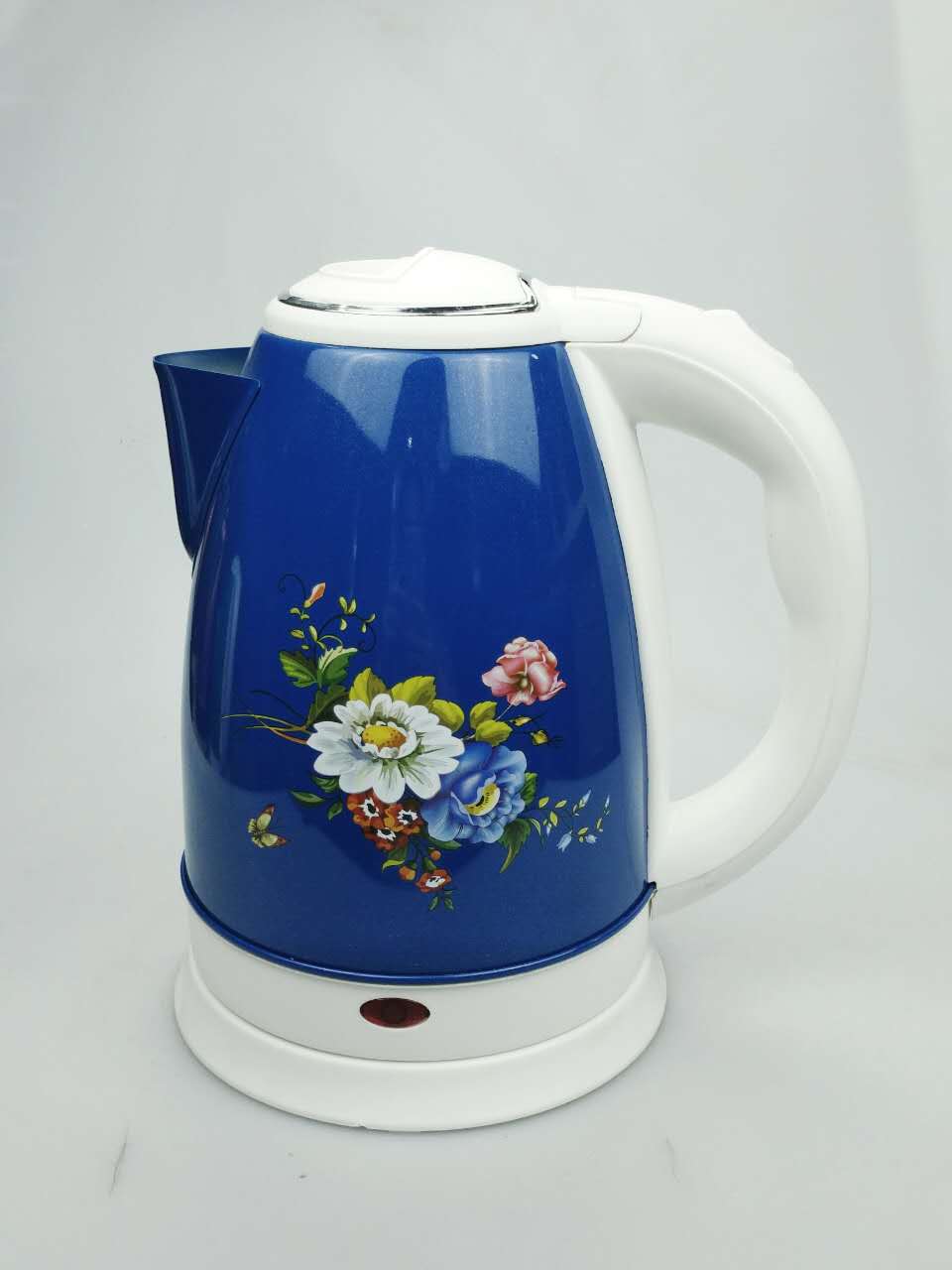 304 Stainless Steel Flower Printing Green Electric Water Kettle