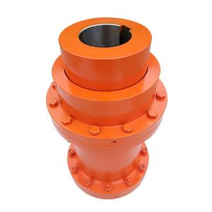 Quality WGT drum shape gear flexible shaft coupling with middle set wholesale