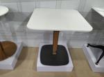 Bistro Table Legs Cast Iron Sandy Texture Designer Furniture Flat Board Easy