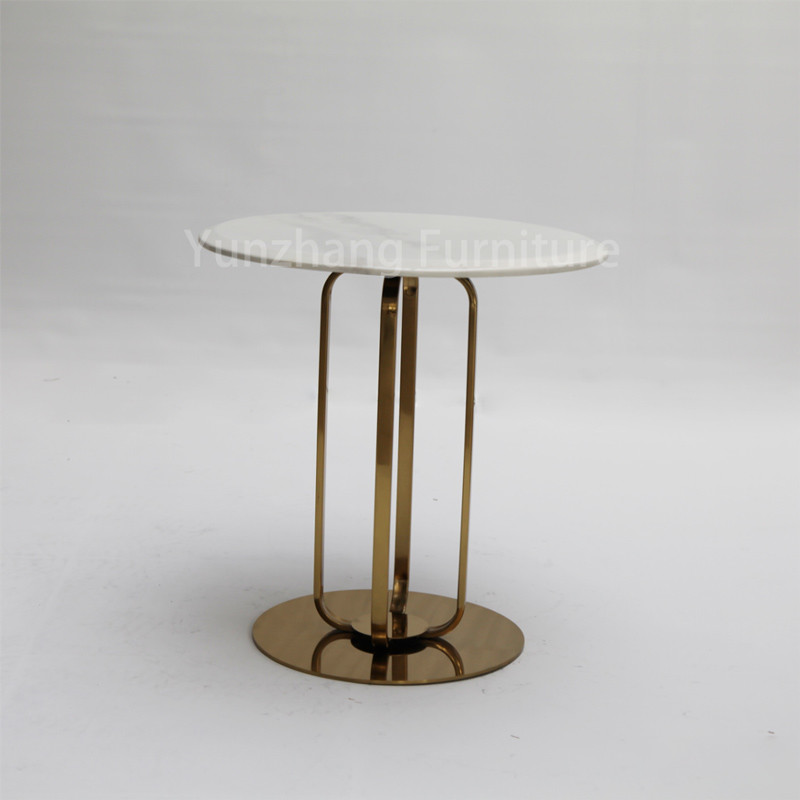 Simple Design Side Table Sofa Table SS201 Marble Living Room Furniture