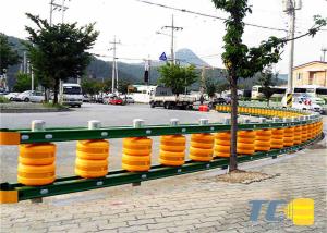 Quality Roadway Traffic Safety EVA Roller Barrier For Highway Guardrail wholesale