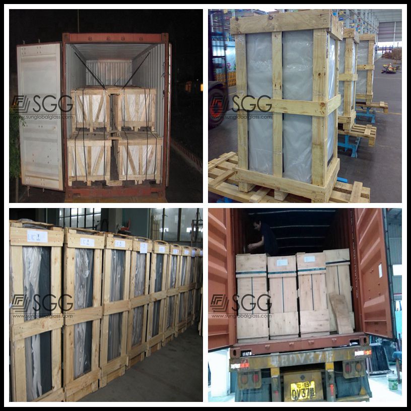 8.38mm opaque laminated safety glass