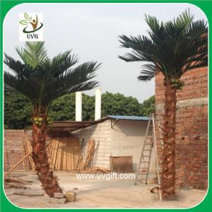 Quality UVG PTR017 natural look fake coconut tree and palm leaves for indoor outdoor landsacaping wholesale