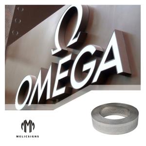 Quality 90m 0.55mm Thickness SS304 Illuminated Channel Letters wholesale