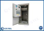 DC48V Fans Welded Outdoor Telecom Enclosure 19 Inch Data Rack Rails