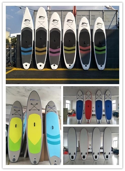 High Pressure Double Layers Inflatable Stand Up Paddle Board Customized Color