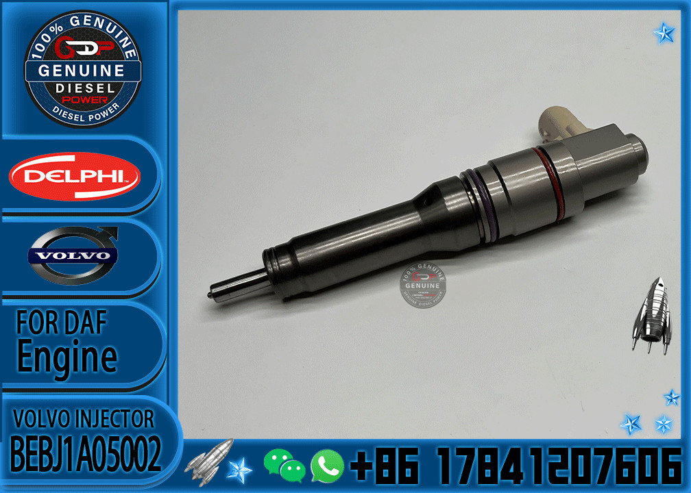 Diesel Injector BEBJ1A05002 BEBJ1A00202 1905001 1846419 1661060 1725282 1905002 BEBJ1D00001 1925657 1846419 for DAF