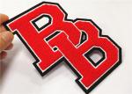 Two Letter Monogram Letterman Patches / Chenille Sleeve Number letters