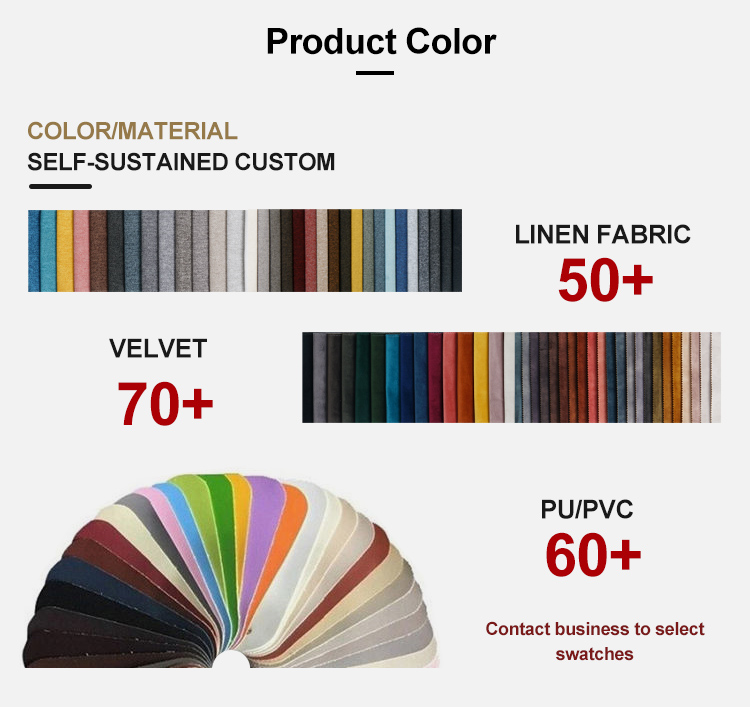 Comfortable and Durable Living Room Furniture Fabric Velvet Dining Chair Product Size 560*560*840mm