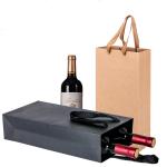 Personalised Kraft Bags Printed Bottle Gift Carry Packaging Environmental