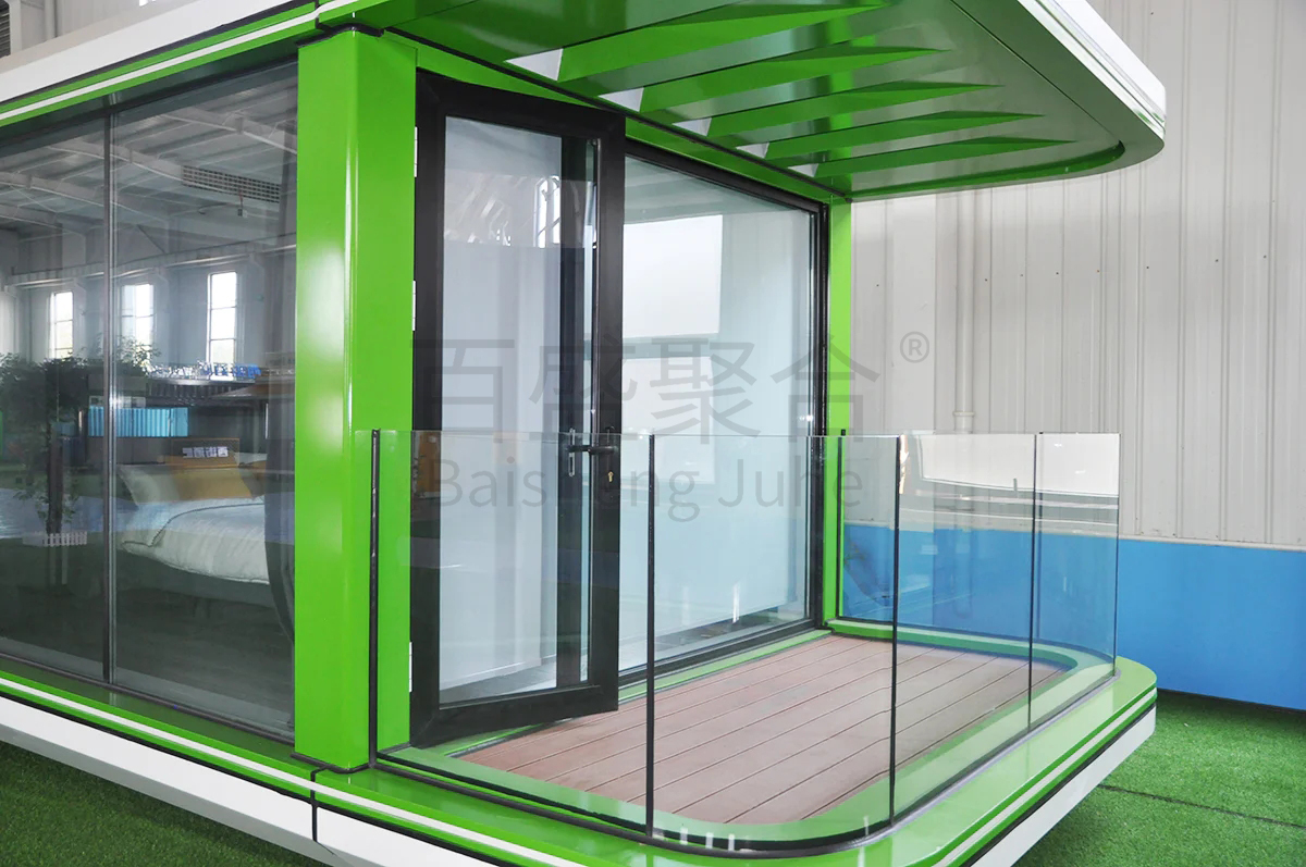 5M End Mobile Container House for Luxury Soundproof Hotel and Villa Accommodations