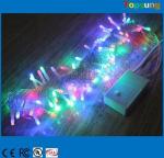 Hot sale 110v 120v 100led RGB twinkle Christmas string lights 10m flashing with