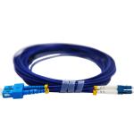SC-LC 9m Armored Fiber Optic Cable Duplex Core Armoured Lan Cable