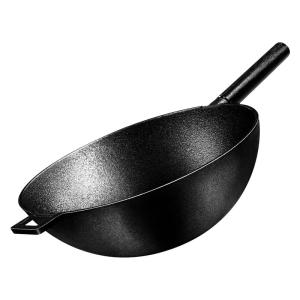 Quality Family 12.5inch Stir Fry Pan Wok 32cm Frying Pan For Induction Hob ILAG Coating wholesale