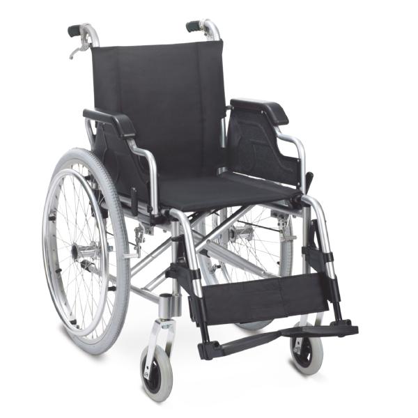 Economic Friendly Aluminum Manual Wheelchair With Flip-Up Desk Armrest