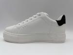 Classic White Leather Hiking Shoes Stylish Womens With Round Toes
