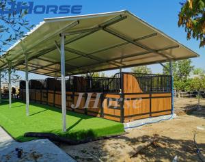 Quality Easy Equipped Galvanized Horse Stable Fronts Fence Panel 10ft wholesale