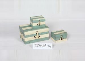 Quality Customized Logo Set Of 3 Gift Wooden Box Cabinet wholesale