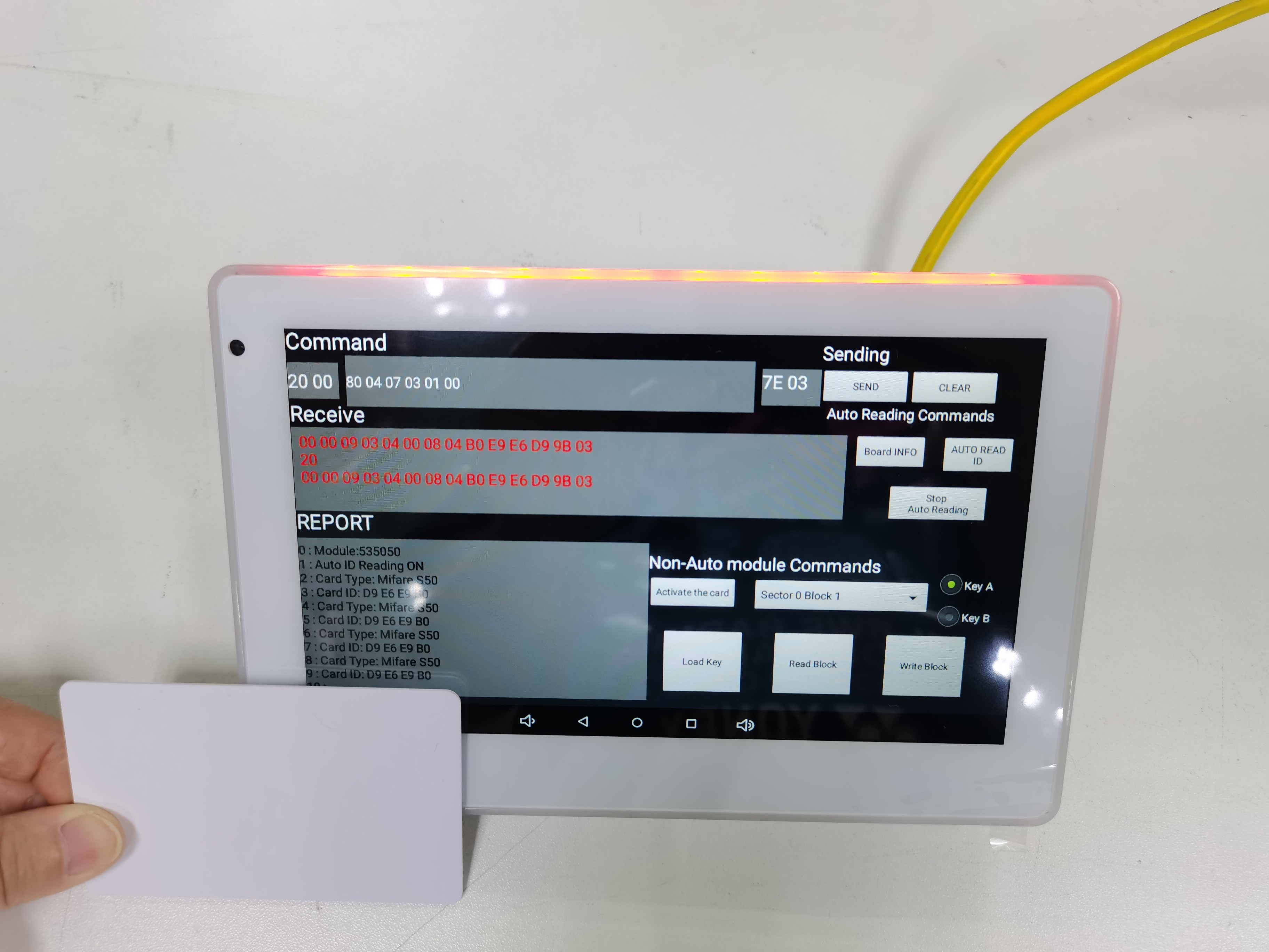 Wall Mount Android Tablet POE 7 inch IPS LCD Display No Battery No Physical Button