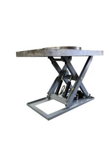 Quality Stationary Electric Single Scissor Lift Table with Turntable wholesale