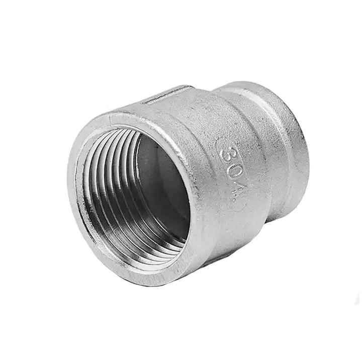 Equal Stainless Steel 201 304 316 Pipe Fitting Npt Threaded Coupling Socket Reducer