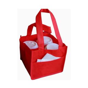 Quality Printed Custom Promotional Bags , Recycle Non - Woven Coffee Cup Bags Separate Packs wholesale